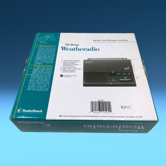 Radio Shack 12-251 Weatheradio Alert NOAA Weather Radio Fully Tested *VIDEO* - Picture 6 of 8